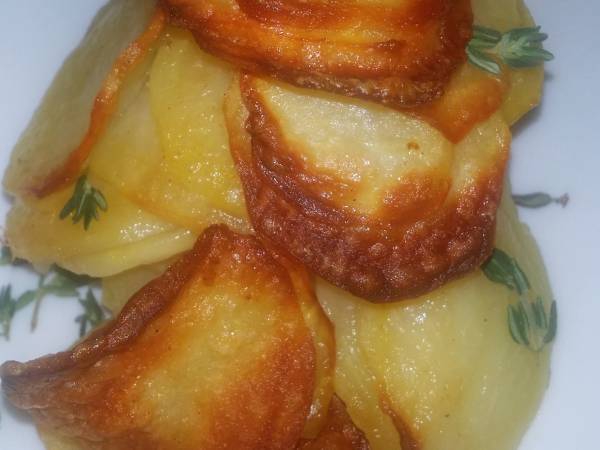 Mille-feuilles de pommes de terre au parmesan - Préparation etape 5