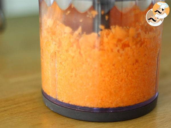 Gateau aux carottes - Préparation etape 1
