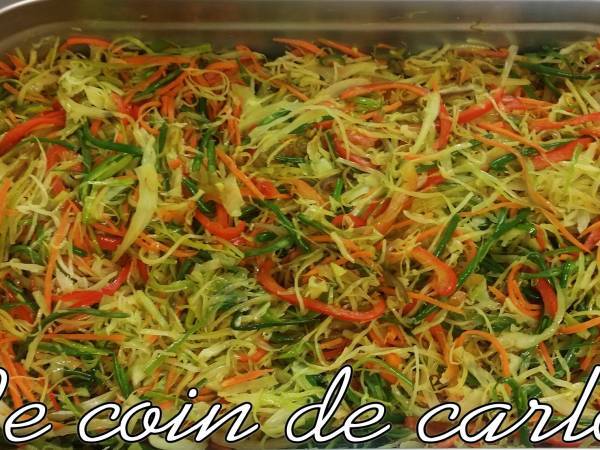 Achard de légumes - Préparation etape 6