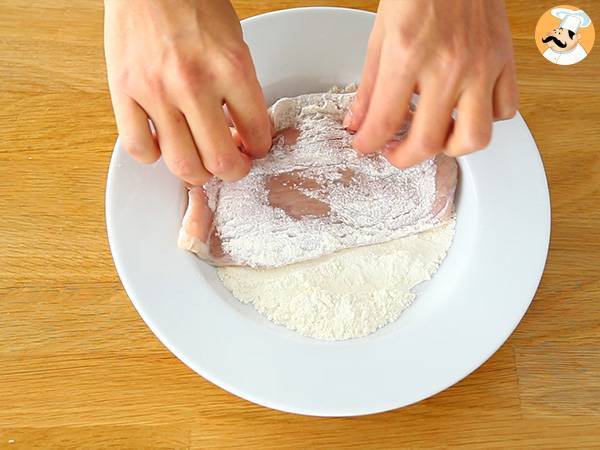 Escalope milanaise de veau - Préparation etape 2