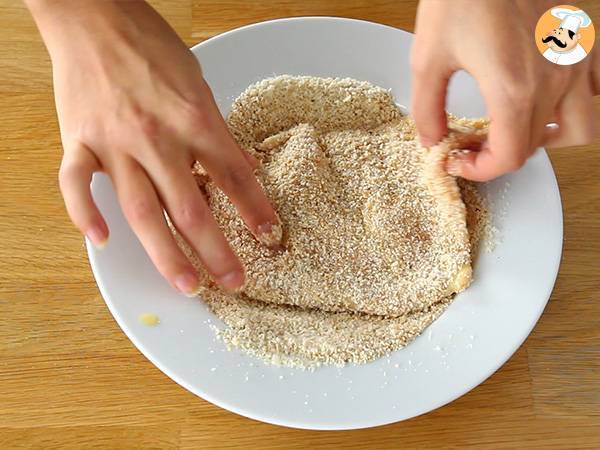 Escalope milanaise de veau - Préparation etape 3