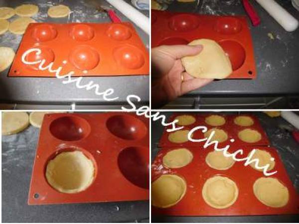 Dessert d'automne aux pommes, glaçage miroir caramel. - Préparation etape 5