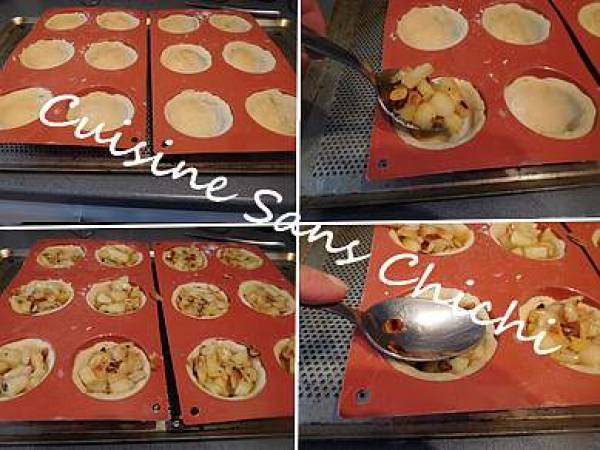 Dessert d'automne aux pommes, glaçage miroir caramel. - Préparation etape 10