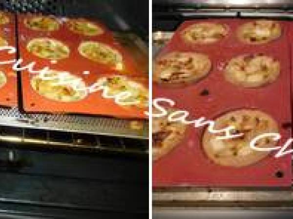 Dessert d'automne aux pommes, glaçage miroir caramel. - Préparation etape 11