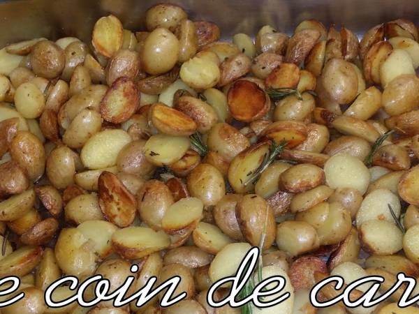 Pommes grenailles sautées au romarin - Préparation etape 4