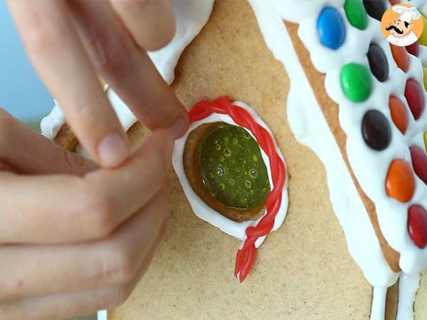 Maison en pain d'épices pour Noël - Préparation etape 13