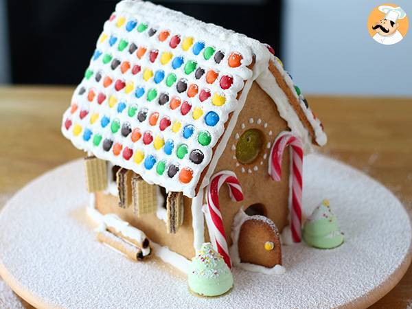 Maison en pain d'épices pour Noël - Préparation etape 15