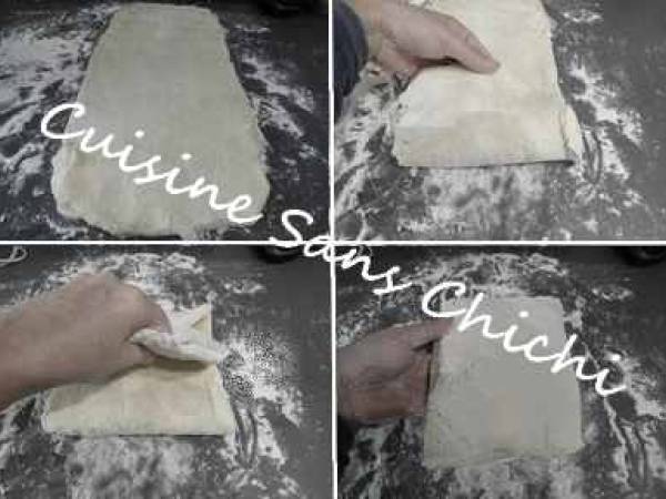 Galette des rois, à la crème d'amandes, pâte feuilleté maison - Préparation etape 5