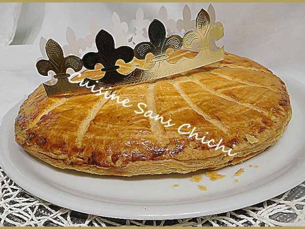 Galette des rois, à la crème d'amandes, pâte feuilleté maison - Préparation etape 16