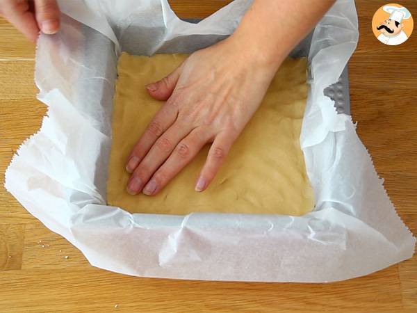 Twix maison, ou Shortbread Millionaire - Préparation etape 2