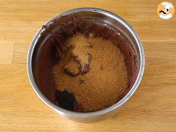 Brownie vegan, sans œufs, ni lait - Préparation etape 2