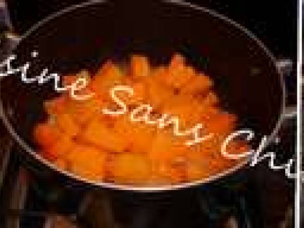 Mini-cocottes de potiron au fromage de chèvre frais. - Préparation etape 2