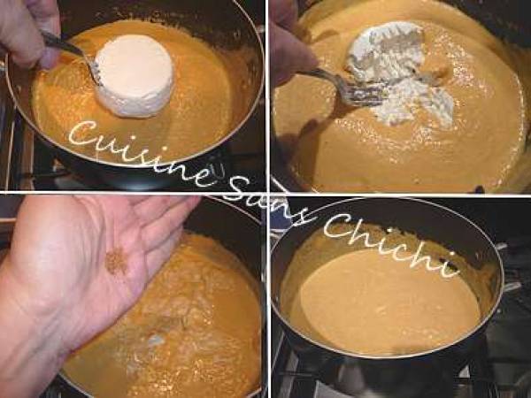 Mini-cocottes de potiron au fromage de chèvre frais. - Préparation etape 6