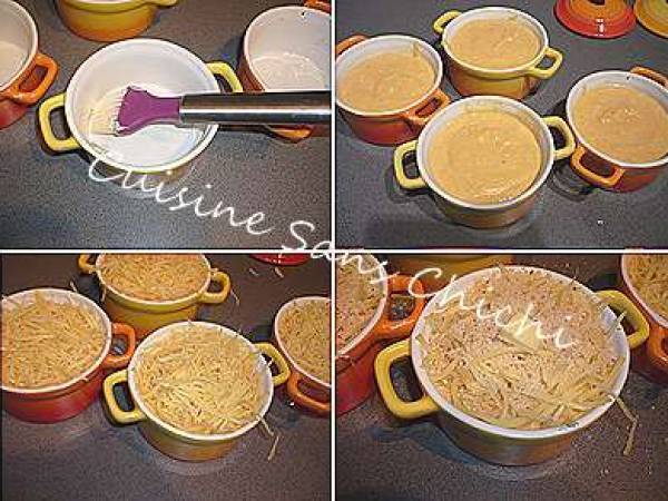 Mini-cocottes de potiron au fromage de chèvre frais. - Préparation etape 7