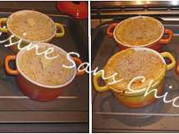 Mini-cocottes de potiron au fromage de chèvre frais. - Préparation etape 8