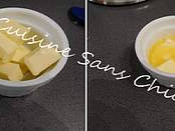 Gâteau de crêpes au chocolat et pâte à tartiner. - Préparation etape 1