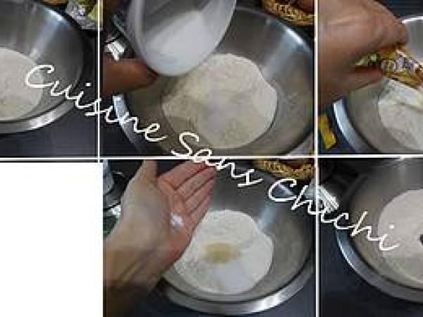 Gâteau de crêpes au chocolat et pâte à tartiner. - Préparation etape 2