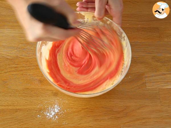 Gâteau surprise pour la Saint Valentin - Préparation etape 2