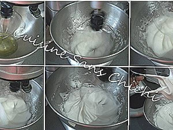 Meringue gourmandes - Préparation etape 1