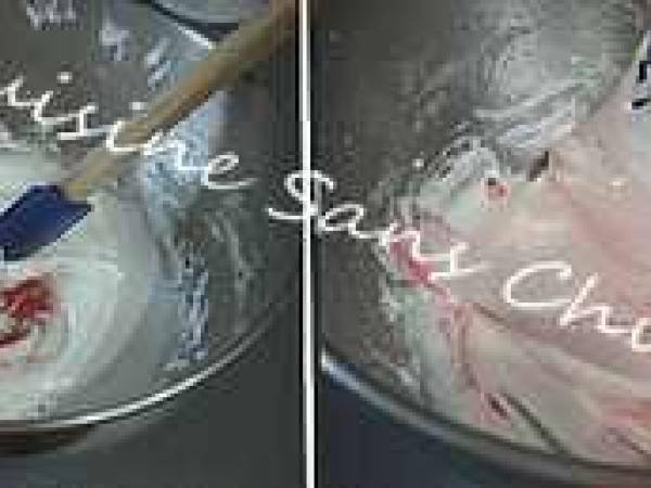 Meringue gourmandes - Préparation etape 2