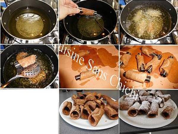 Cannoli Siciliani aux fruits confits. - Préparation etape 14