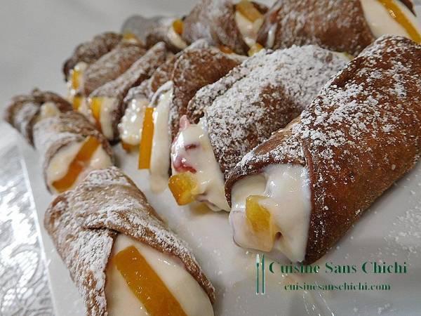 Cannoli Siciliani aux fruits confits. - Préparation etape 16