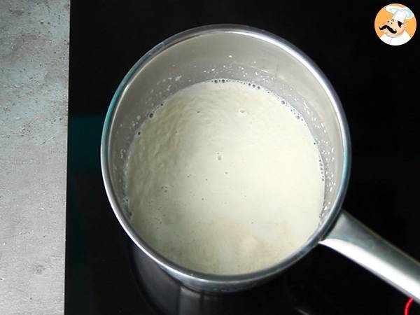 Panna Cotta vegan à la coco - Préparation etape 2