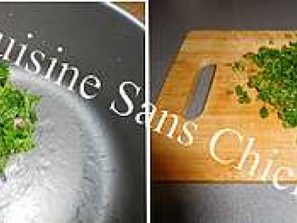 Gigolettes de lapin aux champignons de Paris. - Préparation etape 1