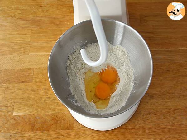 Mouna, brioche traditionnelle de Pâques - Préparation etape 2