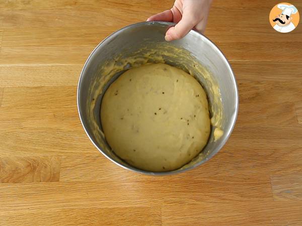 Mouna, brioche traditionnelle de Pâques - Préparation etape 4