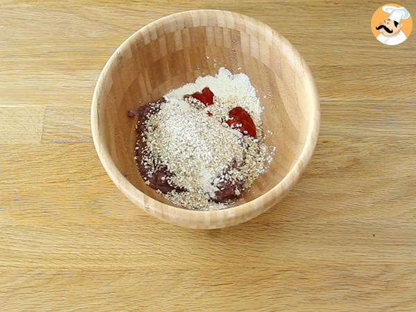 Burger végétarien aux haricots rouges - Préparation etape 2