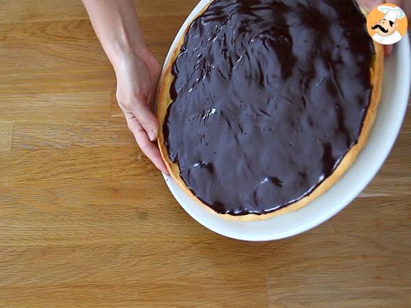 Tarte banane et chocolat (Pas à pas) - Préparation etape 5
