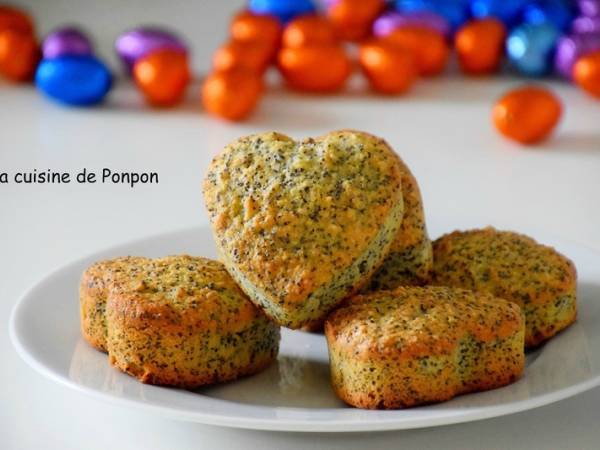 Muffins aux amandes et graines de pavot - Préparation etape 1