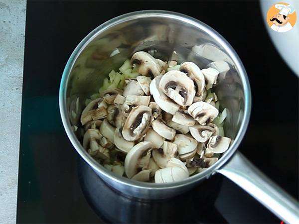 Risotto de quinoa aux champignons - Préparation etape 1