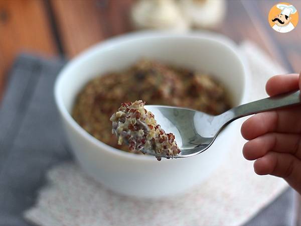 Risotto de quinoa aux champignons - Préparation etape 5