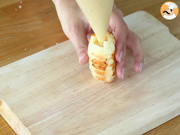 Cannoli à la crème pâtissière vanille - Préparation etape 8