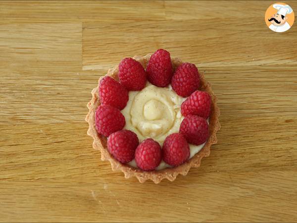 Tartelettes aux framboises très facile et rapide - Préparation etape 7
