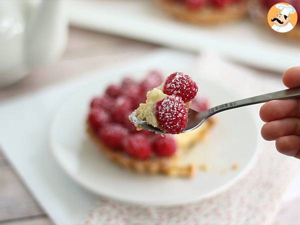 Tartelettes aux framboises très facile et rapide - Préparation etape 8