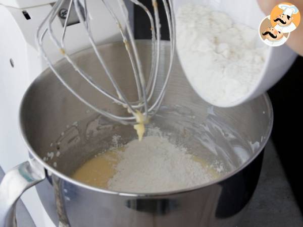 Gâteau de base pour cupcakes - Préparation etape 1