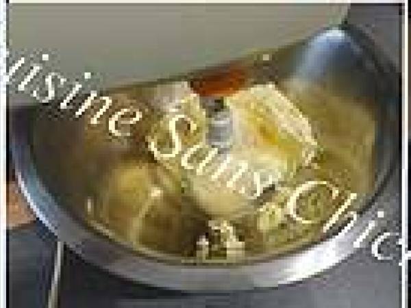 Tête de meringue au chocolat - Préparation etape 7