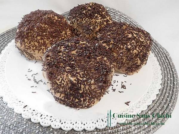 Tête de meringue au chocolat - Préparation etape 15