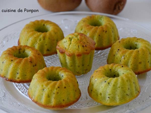 Muffin kiwi aux amandes - Préparation etape 1