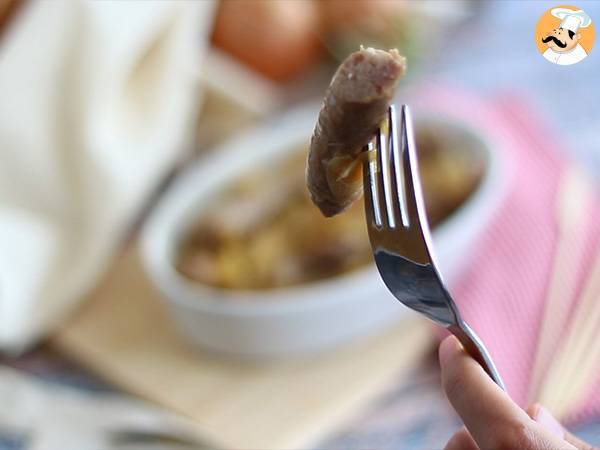 Saucisses au vin blanc - Préparation etape 4