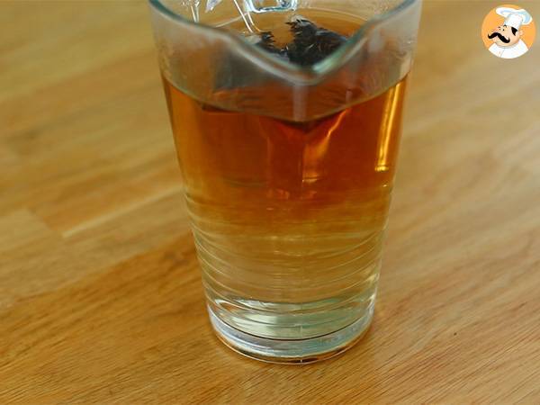 Thé glacé à la pêche fait maison - Préparation etape 1