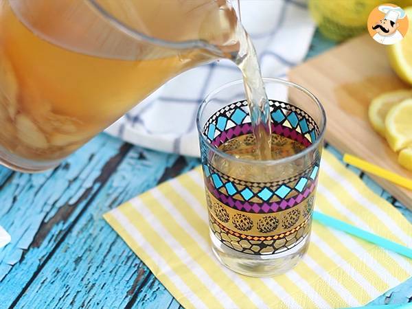 Thé glacé à la pêche fait maison - Préparation etape 4