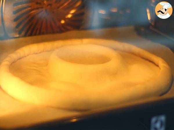 Pizza aux Kit Kat et yaourt Danette au chocolat - Préparation etape 3