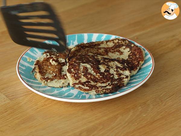 Pancakes rapides et sans gluten (bananes+ oeufs) - Préparation etape 4