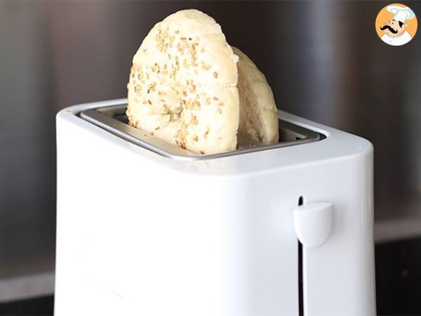 Bagel choco banane - Préparation etape 1