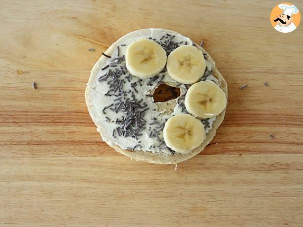 Bagel choco banane - Préparation etape 3