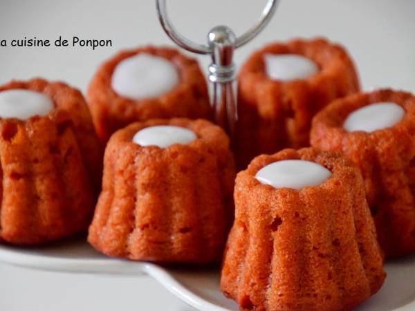 Muffin à la betterave rouge et confiture de gingembre - Préparation etape 1